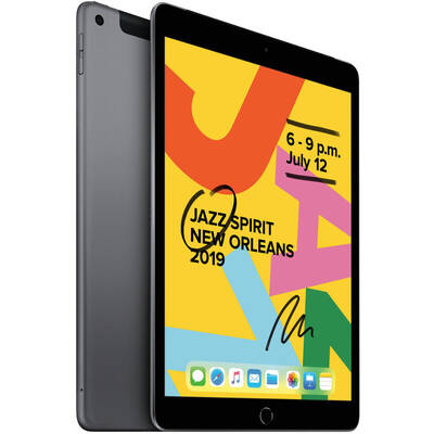 Tableta Apple iPad (7th Generation 2019) 10.2 inch 128GB Wi-Fi + Cellular Space Grey