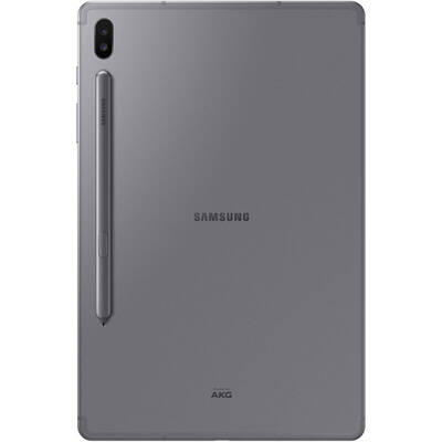 Tableta Samsung SM-T865 Galaxy Tab S6 (2019), 10.5 inch Multi-touch, Snapdragon 855 Octa Core 2.8GHz, 6GB RAM, 128GB, Wi-Fi, Bluetooth, 4G, GPS, Android 9.0, Mountain Grey