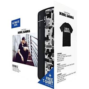 Boxe LOGITECH Ultimate Ears Boom 2 Kool Savas Limited Edition + Free T-Shirt