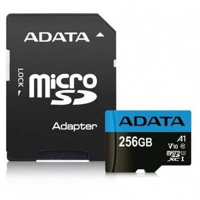 ADATA dublat-MICROSDHC 256GB AUSDX256GUICL10A1-RA1