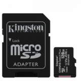 Card de Memorie Kingston Micro SDXC Canvas Select Plus 100R, 128GB, Clasa 10, UHS-I + Adaptor