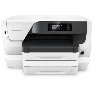 Imprimanta termica HP Officejet Pro 8218, Inkjet, Color, Format A4, Duplex, Retea, Wi-fi
