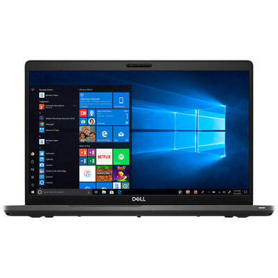 Laptop Dell Latitude 5500, 15.6 inch, FHD, Intel Core i5-8365U, 16GB, DDR4, 256GB SSD, Backlit KB FPR, Windows 10 Pro 3Yr NBD, Black