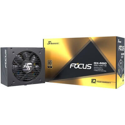 Sursa PC Seasonic Focus GX, 80+ Gold, 550W