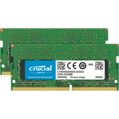 Memorie Laptop Crucial 32GB, DDR4, 2666MHz CL19, 1.2v, 2x 16GB