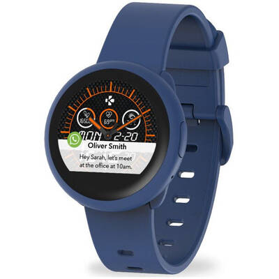 Smartwatch Mykronoz ZeRound 3 Lite, albastru inchis, curea silicon albastru inchis