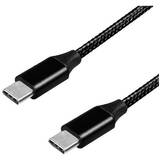 Logilink USB-C Male la USB-C Male, 0.3 m, Black