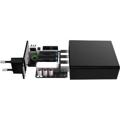 Orico DCW-4U PRO, 4x USB, Black, Intelligent Identification IC