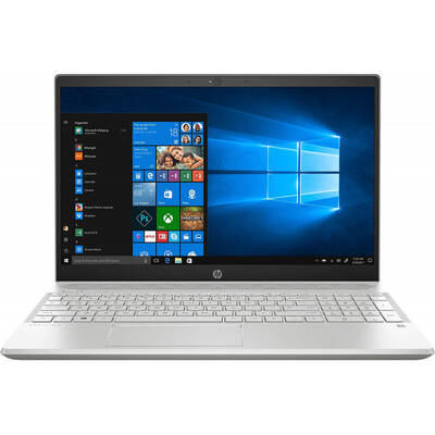 Laptop HP 15.6" Pavilion 15-cs2001nq, FHD IPS, Procesor Intel Core i5-8265U (6M Cache, up to 3.90 GHz), 8GB DDR4, 512GB SSD, GeForce MX130 2GB, Win 10 Home, Mineral Silver
