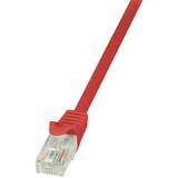 Accesoriu Retea LOGILINK - Cablu Patchcord CAT6 U/UTP EconLine 0,5m roșu