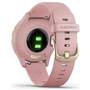 Smartwatch Garmin Vivomove 3S Sport, auriu-deschis, curea silicon roz