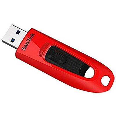 Memorie USB SanDisk Ultra USB 3.0 64GB SDCZ48-064G-U46R Rosu si Negru