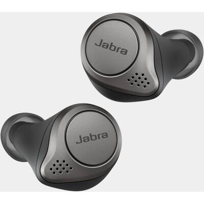 Casti Bluetooth Jabra Elite 75t, Titanium Black