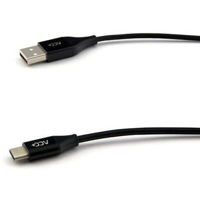 Cablu de date Maxcom ACC+, USB-C - USB, 1m, Black
