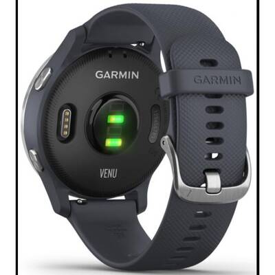 Smartwatch Garmin Venu negru, curea silicon negru