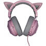 Accesoriu gaming Kitty Ears pentru Razer Kraken Quartz Pink