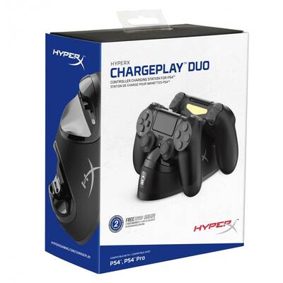 Gamepad Kingston HyperX ChargePlay Duo pentru consola PlayStation 4