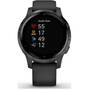 Smartwatch Garmin Vivoactive 4S, negru, curea silicon negru, GPS + HR