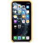 Apple Protectie pentru spate, material piele, pentru iPhone 11 Pro Max, culoare Meyer Lemon