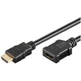 TECHLY Cablu prelungitor pentru monitor HDMI-HDMI M/F 1,8m negru