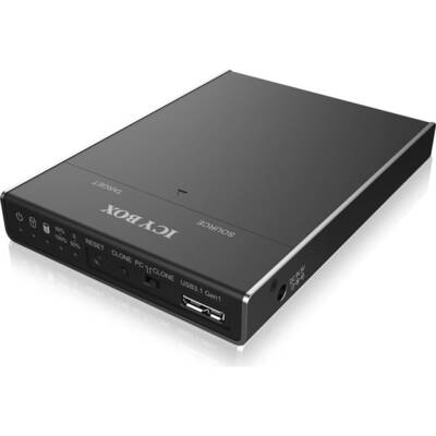 Rack RaidSonic IcyBox Docking & Clone Station for M.2 SATA SSDs 30/42/60/80 mm, USB 3.0