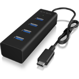 Hub USB RaidSonic USB Hub ICY BOX USB-C 3.0 4-Port Black