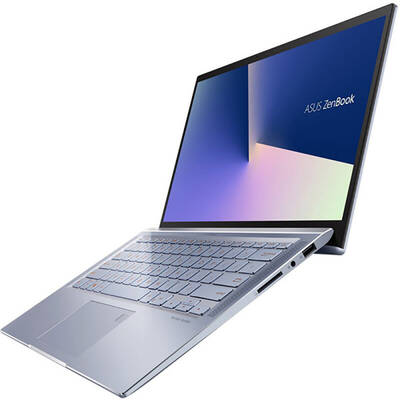 Ultrabook Asus 14" ZenBook 14 UM431DA, FHD, Procesor AMD Ryzen 5 3500U (4M Cache, up to 3.70 GHz), 8GB DDR4, 1TB SSD, Radeon Vega 8, Endless OS, Utopia Blue