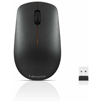 Mouse Lenovo 400, Wireless, Black