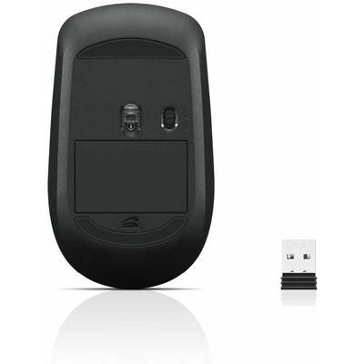Mouse Lenovo 400, Wireless, Black