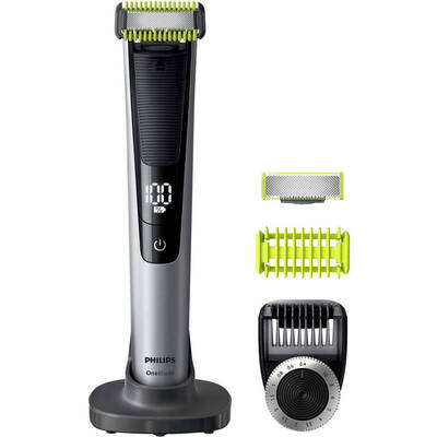 Philips OneBlade Pro Face & Body QP6620/20, aparat hibrid pentru barbierit, tuns barba si parul corporal