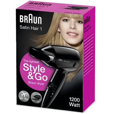 BRAUN DUBLAT-Uscator de par Satin Hair 1 Style&amp;Go HD 130