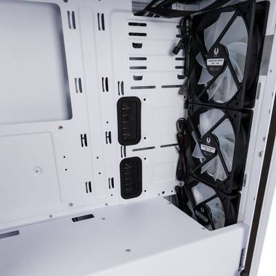 Carcasa PC BITFENIX Nova Mesh TG A-RGB, MiddleTower, Tempered Glass, White