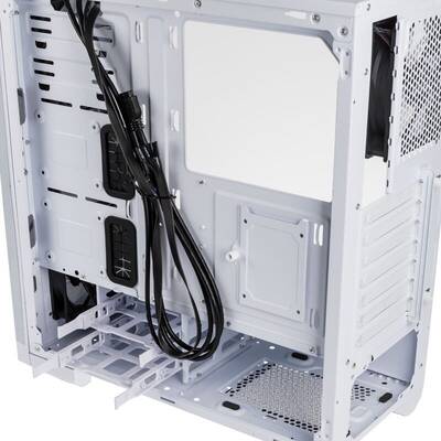 Carcasa PC BITFENIX Nova Mesh TG A-RGB, MiddleTower, Tempered Glass, White