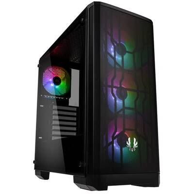 Carcasa PC BITFENIX Nova Mesh TG A-RGB, MiddleTower, Tempered Glass, Black