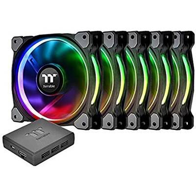Thermaltake Riing 12 RGB Plus TT Premium Edition 5 Pack (5x120mm, 500-1500 RPM)