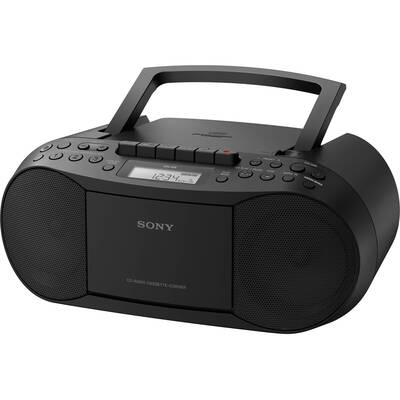 Mini-Sistem Audio Sony CFDS70B, radio, CD, casetofon, Negru