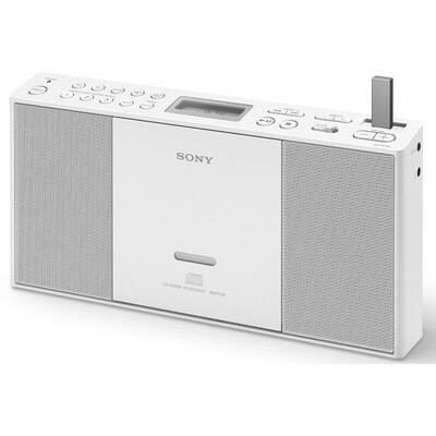 Sony ZS-PE60W portabil, FM radio, USB, 2x1.1W stereo, MP3, WMA, White