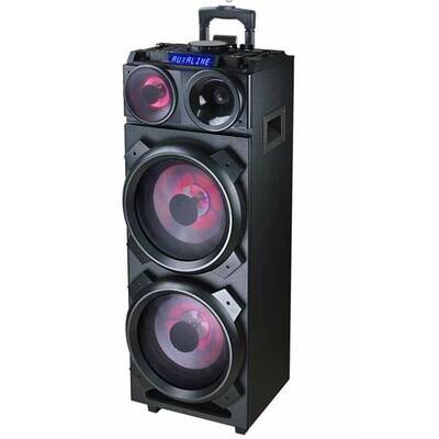 Akai DJ-3210, Bluetooth, DJ effects, party light, negru