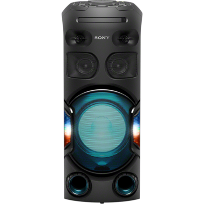 Sony High Power MHC-V42D, Jet Bass Booster, Hi-Fi, Bluetooth, NFC, Dj Effects, USB, DVD, Party music, Party lights, Negru