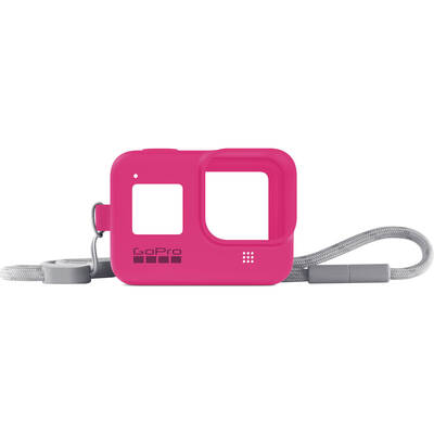 GoPro Sleeve + Lanyard (HERO8 Black) Electric Pink