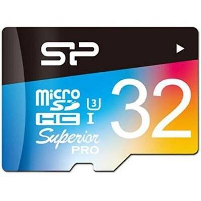 Card de Memorie SILICON-POWER Micro SDHC UHS-1 U3 32GB Clasa 10 + Adaptor SD
