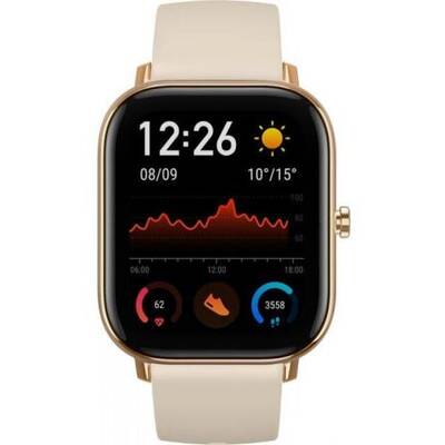Smartwatch Xiaomi AmazFit GTS, 1.65 inch, curea silicon, Desert Gold