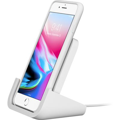Stand incarcare wireless LOGITECH Powered for Apple iPhone, White