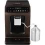 Espressor KRUPS automat EA894910 Evidence, 1450 W, 2.3 L, One-Touch-Cappuccino, 19 selectii, accesoriu pentru lapte, display Touch Screen, Maro