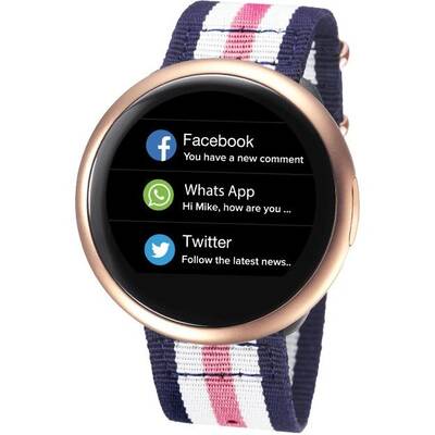Smartwatch Mykronoz ZeRound 2 HR Premium, Pink/Gold
