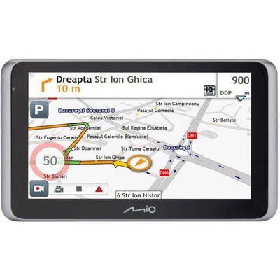 Navigatie GPS MIO Sistem de navigatie + camera video integrata MiVue Drive 65 LM TMC, diagonala 6", card 16 GB inclus, bluetooth, Harta Full Europe + Update gratuit al hartilor pe viata