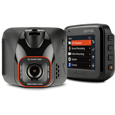 Camera Auto MIO MiVueC570, Full HD, ecran de 2”, unghi de 150 grade, senzor Sony Starvis Cmos, GPS încorporat, negru