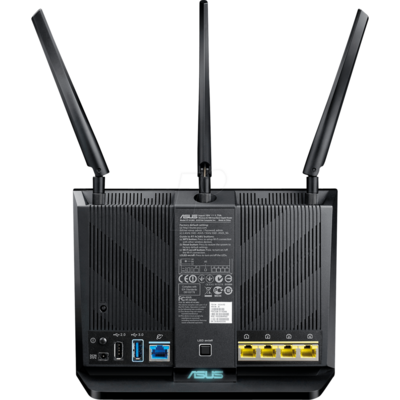 Router Wireless Asus RT-AC68U AC1900/DUALBAND 802.11AC .IN