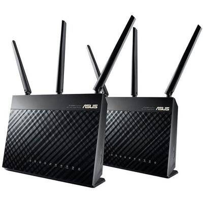 Router Wireless Asus 1900mb RT-AC68U AiMesh 2-Pack