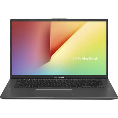 Ultrabook Asus 14'' VivoBook 14 X412FA, FHD, Procesor Intel® Core™ i5-8265U (6M Cache, up to 3.90 GHz), 8GB DDR4, 256GB SSD, GMA UHD 620, FreeDos, Slate Grey